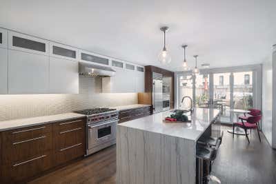  Modern Family Home Kitchen. 8 Floors Down by Tamara Eaton Design.
