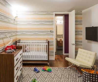  Modern Apartment Children's Room. Manhattan Resplendent  by Tamara Eaton Design.