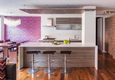  Modern Apartment Kitchen. Manhattan Resplendent  by Tamara Eaton Design.