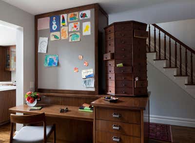  Modern Family Home Office and Study. Carroll Gardens  by Tamara Eaton Design.