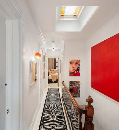  Modern Family Home Entry and Hall. Fantasy on The Slope by Tamara Eaton Design.