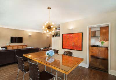  Modern Apartment Dining Room. Upper East Side  by Tamara Eaton Design.