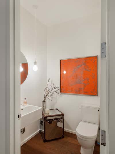  Modern Apartment Bathroom. Bond Street Garden by Tamara Eaton Design.