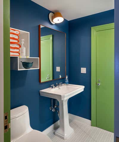  Modern Family Home Bathroom. The Garfield House by Tamara Eaton Design.