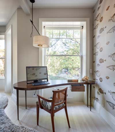 Modern Office and Study. The Garfield House by Tamara Eaton Design.