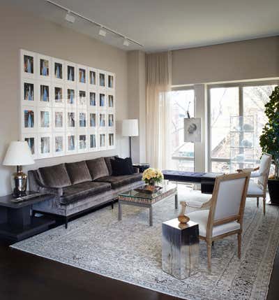 Modern Living Room. Chelsea Residence by Neal Beckstedt Studio.