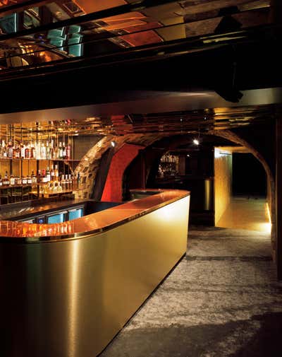  Contemporary Entertainment/Cultural Bar and Game Room. SILENCIO club / with David Lynch by Raphael Navot.