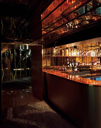  Contemporary Entertainment/Cultural Bar and Game Room. SILENCIO club / with David Lynch by Raphael Navot.