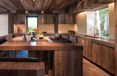  Rustic Vacation Home Kitchen. La Muna by Oppenheim Architecture + Design.