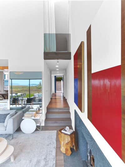  Contemporary Beach House Entry and Hall. Accabonac House by Meyer Davis.