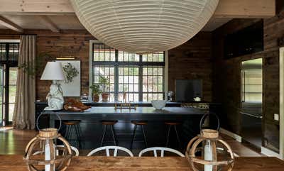  Organic Rustic Country House Kitchen. Island House by Meyer Davis.