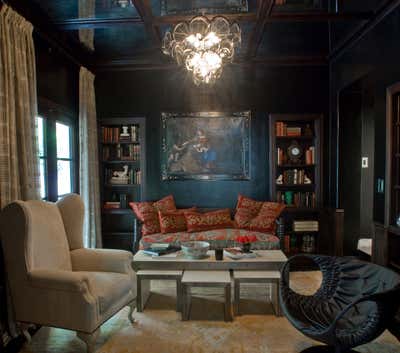  Bohemian Family Home Office and Study. Beverly Hills by Estee Stanley Design .