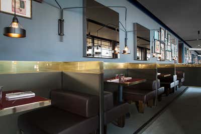Contemporary Restaurant Dining Room. Ceresio 7 by DIMORESTUDIO.