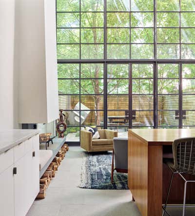  Mid-Century Modern Family Home Kitchen. Upper West Side Townhouse by Rees Roberts & Partners.