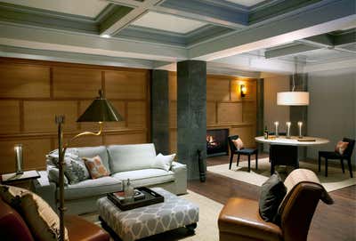  Transitional Family Home Bar and Game Room. Old World: a Chestnut Hill estate by Studio Dykas.