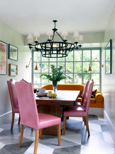  Eclectic Family Home Dining Room. A West London House by Beata Heuman Ltd.