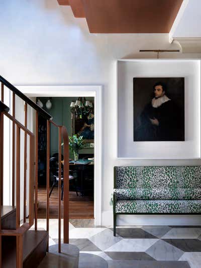  Eclectic Family Home Entry and Hall. A West London House by Beata Heuman Ltd.