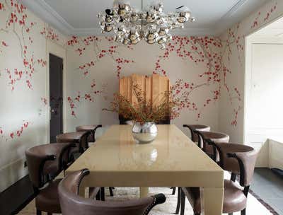 Contemporary Dining Room. Glebe Place Residence by Rafael de Cárdenas, Ltd..