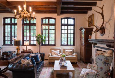  Traditional Family Home Office and Study. Terrell Hills Tudor   by M Interiors.