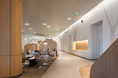 Contemporary Transportation Meeting Room. Air France Lounge by Noé Duchaufour-Lawrance.