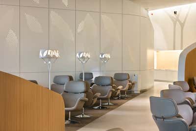 Contemporary Meeting Room. Air France Lounge by Noé Duchaufour-Lawrance.