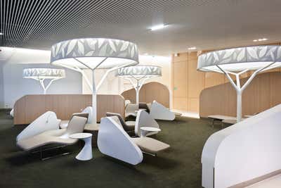Contemporary Meeting Room. Air France Lounge by Noé Duchaufour-Lawrance.