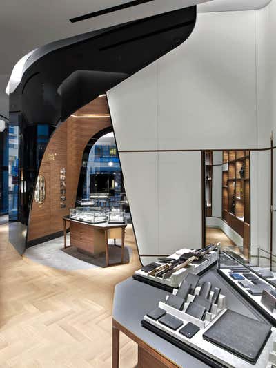  Contemporary Retail Office and Study. Montblanc Hamburg NW Flagship  by Noé Duchaufour-Lawrance.