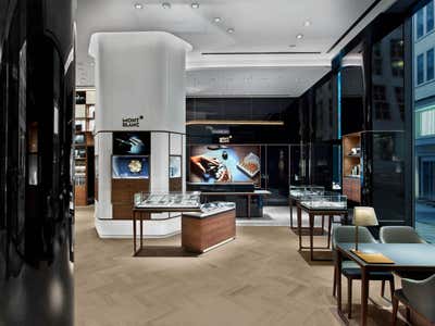  Contemporary Retail Office and Study. Montblanc Hamburg NW Flagship  by Noé Duchaufour-Lawrance.