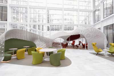  Contemporary Office Entry and Hall. #Cloud Business Center Lounge by Noé Duchaufour-Lawrance.