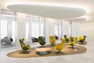 Contemporary Workspace. #Cloud Business Center Lounge by Noé Duchaufour-Lawrance.