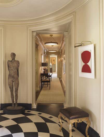  Traditional Apartment Entry and Hall. San Francisco Apartment by Tucker & Marks.
