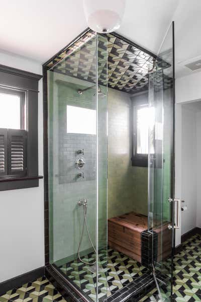  Craftsman Family Home Bathroom. Venice by Reath Design.