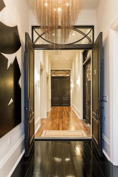  Contemporary Family Home Entry and Hall. Modern Antiquity  by Tara Shaw Design.
