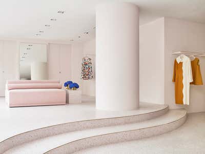  Modern Retail Open Plan. EMILIA WICKSTEAD, Knightsbridge by Fran Hickman Design & Interiors .