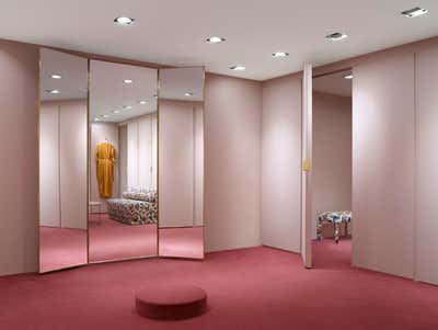  Modern Retail Storage Room and Closet. EMILIA WICKSTEAD, Knightsbridge by Fran Hickman Design & Interiors .