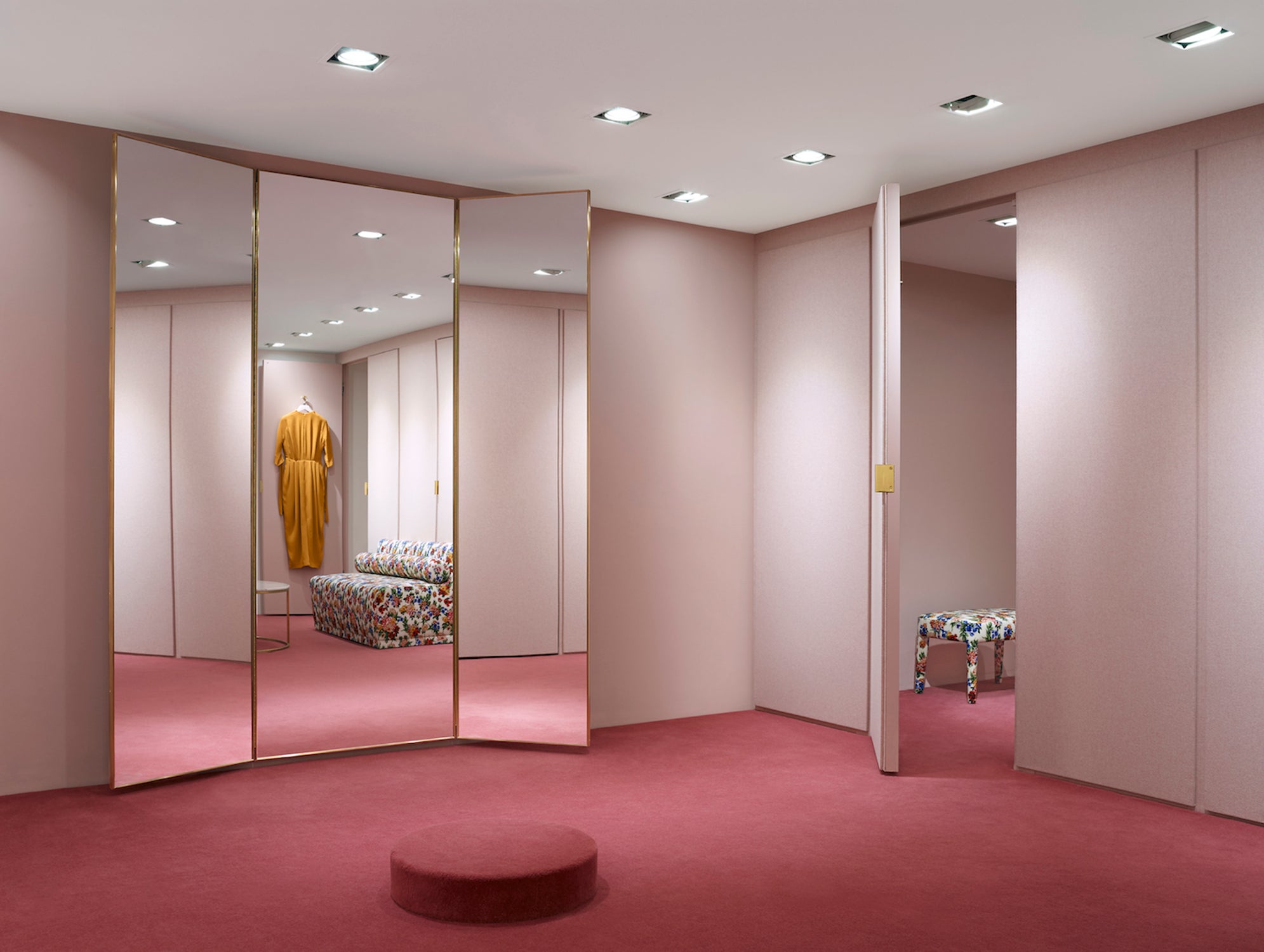 Emilia Wickstead Store dressing and fitting rooms by Fran Hickman
