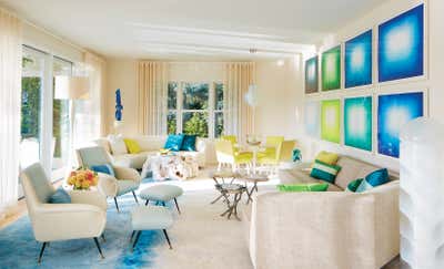  Contemporary Beach House Living Room. Water Mill Residence by Amy Lau Design.