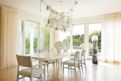 Contemporary Dining Room. Water Mill Residence by Amy Lau Design.