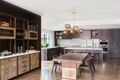  Modern Apartment Kitchen. West Chelsea Private Residence by MARKZEFF.