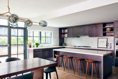  Modern Apartment Kitchen. West Chelsea Private Residence by MARKZEFF.