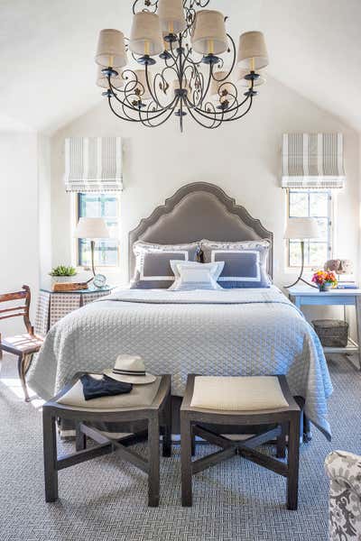  French Vacation Home Bedroom. Provençal-style Hideaway by Harte Brownlee & Associates.