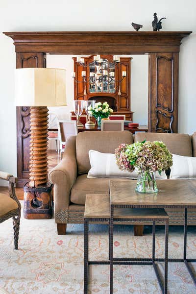  French Vacation Home Living Room. Provençal-style Hideaway by Harte Brownlee & Associates.