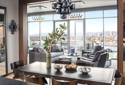  Transitional Apartment Dining Room. DTLA Loft by Jeff Andrews - Design.