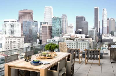  Transitional Apartment Patio and Deck. DTLA Loft by Jeff Andrews - Design.