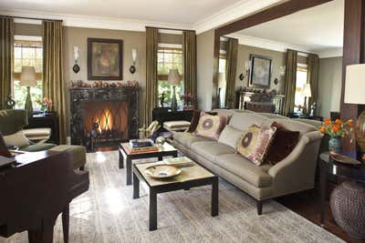  Traditional Family Home Living Room. Pacific Palisades Family Home  by Jeff Andrews - Design.