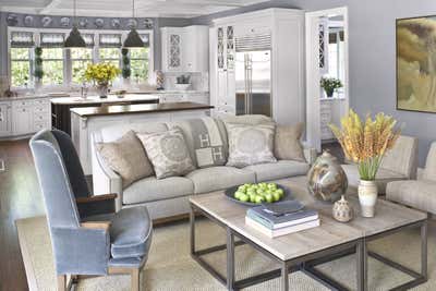  Traditional Family Home Open Plan. Pacific Palisades Family Home  by Jeff Andrews - Design.