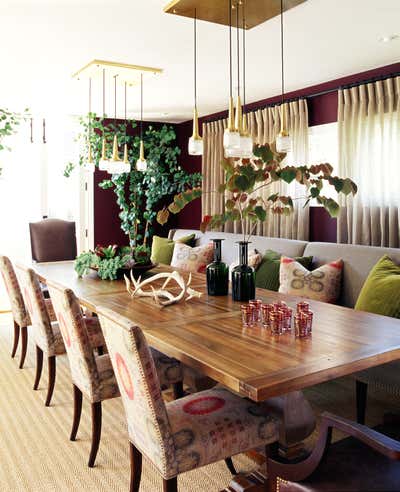 Eclectic Family Home Dining Room. Beverly Hills Family Home by Jeff Andrews - Design.