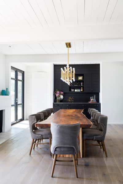  Contemporary Family Home Dining Room. Valley Club by Brown Design Group.