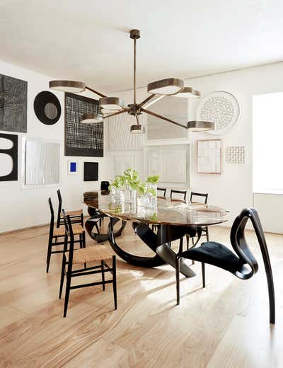 Contemporary Dining Room. Park Avenue Triplex by Amy Lau Design.