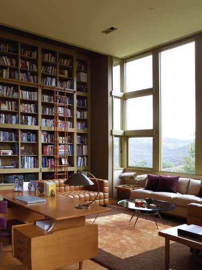 Modern Office and Study. Harold English House by Kay Kollar Design.